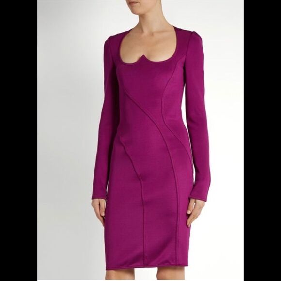 Givenchy Sweetheart Neck-line Stretch Minidress - Picture 3 of 8